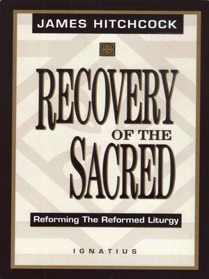 cover image of Recovery of the Sacred